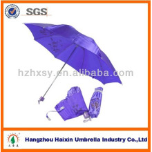 3 Folding Satin Fabric Umbrella
